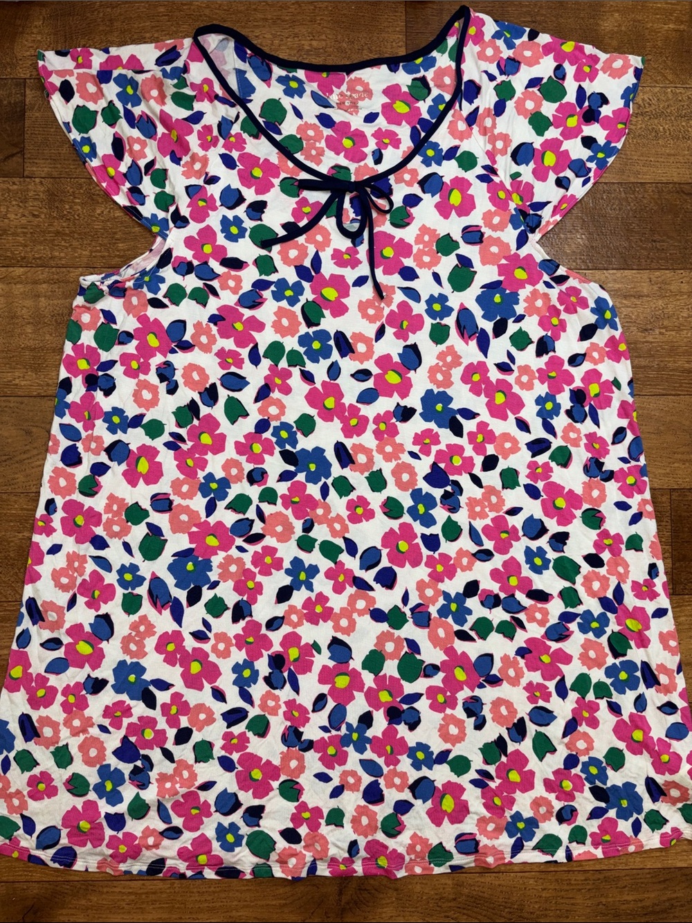 Kate Spade Pajama Top or Nightgown Sleep Dress Modal/Elastane Floral Size 3X
